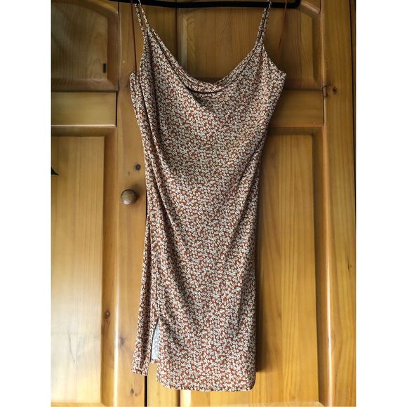 Cotton Candy LA Spaghetti Strap Sexy Floral Dress SZ L - Picture 2 of 12